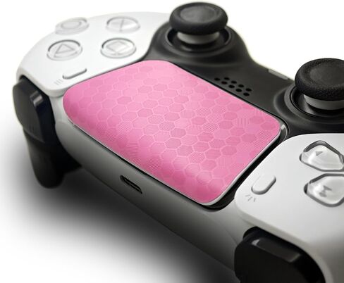 Touchpad Protector PS5 Dualsense/Edge Enhanced Texture Skin Compatible with PlayStation 5 Dualsense/Edge (Broken Diamonds - Black, PS5DualSense(2pcs)) in Saudi Arabia