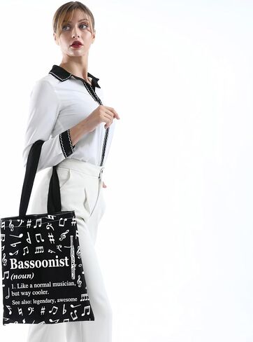 MINIGIU Bassoonist Gift Bassoonist Appreciation Gift Bassoon Lover Gift Bassoon Tote Bag for Bassoon Player in Saudi Arabia