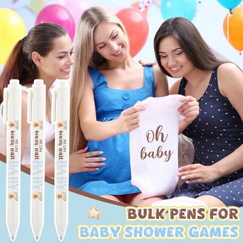 60 قطعة من أقلام استحمام الطفل هدايا الحفلات بالجملة للضيوف الفتيات والأولاد ألعاب محايدة تكشف عن الجنس هدايا استحمام الطفل هدايا تذكارية لوازم حقائب الهدايا (زهرية) in Kuwait