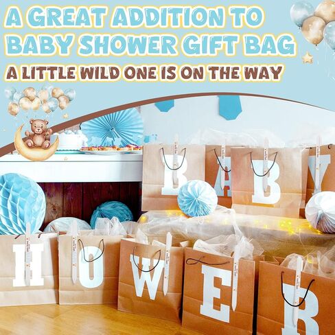 60 قطعة من أقلام استحمام الطفل هدايا الحفلات بالجملة للضيوف الفتيات والأولاد ألعاب محايدة تكشف عن الجنس هدايا استحمام الطفل هدايا تذكارية لوازم حقائب الهدايا (زهرية) in Kuwait