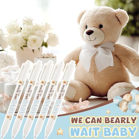 60 قطعة من أقلام استحمام الطفل هدايا الحفلات بالجملة للضيوف الفتيات والأولاد ألعاب محايدة تكشف عن الجنس هدايا استحمام الطفل هدايا تذكارية لوازم حقائب الهدايا (زهرية) in Kuwait