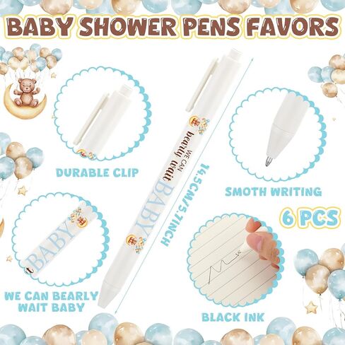 60 قطعة من أقلام استحمام الطفل هدايا الحفلات بالجملة للضيوف الفتيات والأولاد ألعاب محايدة تكشف عن الجنس هدايا استحمام الطفل هدايا تذكارية لوازم حقائب الهدايا (زهرية) in Kuwait