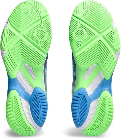 حذاء كرة طائرة للرجال من ASICS Netburner Ballistic FlyteFoam Mid Top 3، مقاس 12.5، أزرق داكن/Waterscape in Saudi Arabia