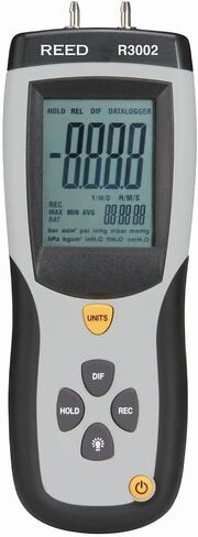 REED Instruments R3002 Digital Manometer, Gauge/Differential, 5psi in Saudi Arabia