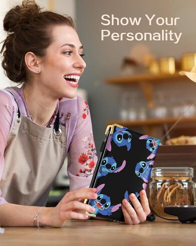 Akkya Server Book for Waitress Cute Serving Books with Zipper Pocket Accessories Cartoon Leather Server Check Book Restaurant Server Booklet Ticket Book Holder in Saudi Arabia
