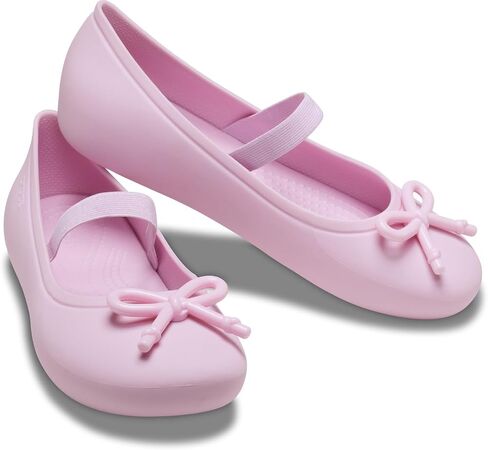 Crocs Unisex-Child Brooklyn Ballet Flats (Little Big Kid) K Black in Saudi Arabia