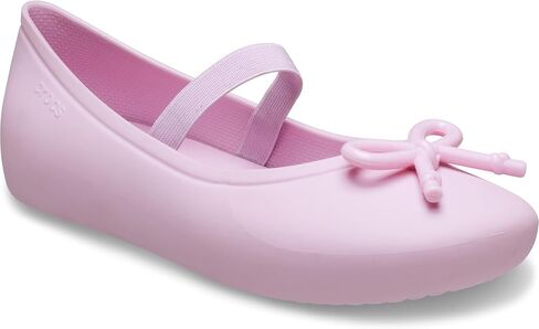 Crocs Unisex-Child Brooklyn Ballet Flats (Little Big Kid) K Black in Saudi Arabia