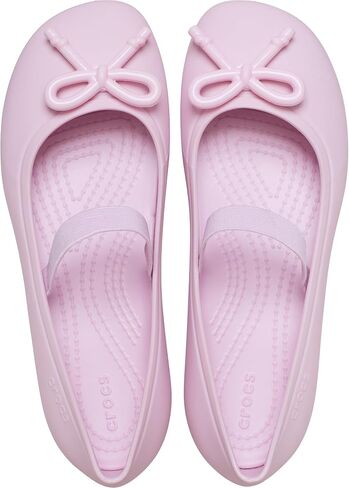 Crocs Unisex-Child Brooklyn Ballet Flats (Little Big Kid) K Black in Saudi Arabia