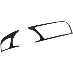 Cnthan7 2PCS Carbon Fiber Dash Board Instrument Panel Dashboard Frame Trim Cover Interior Decoration for Audi A5 RS5 S5, LHD in Kuwait