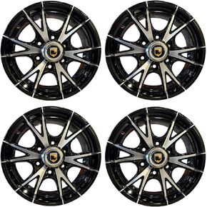 عام 4 15x6 6x5.5 آلة سوداء مواجهة العجلة 6 Lug 5.5 مركزية مقطورة حافة in Kuwait