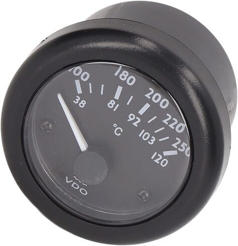 Focket Engine Water Temperature Gauge, 52mm 38-120°C Range with a Waterproof and Easy Front Installation for Automotive Marine Instrument (24V) in Saudi Arabia