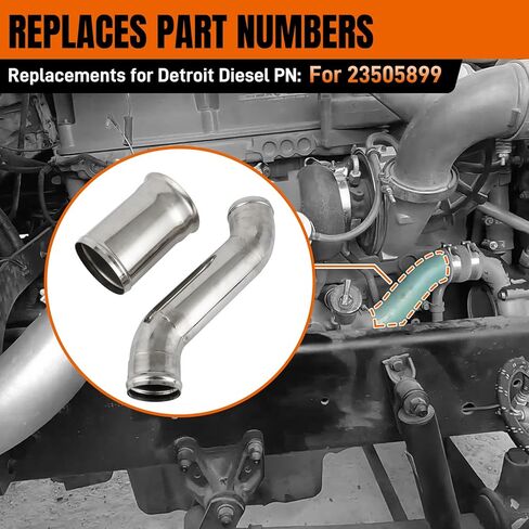 طقم أنابيب سائل التبريد Autovic لمحرك ديترويت 14L استبدال لـ 23505899 in Saudi Arabia