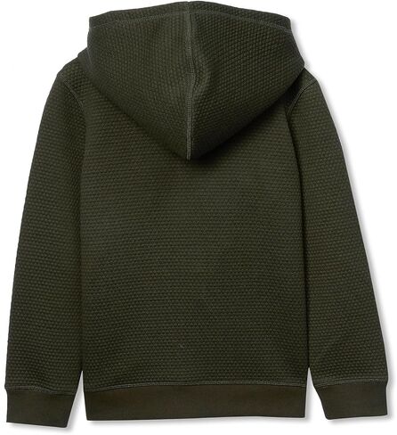 Lands' End Boys Texture Knit Zip Up Hoodie in Saudi Arabia