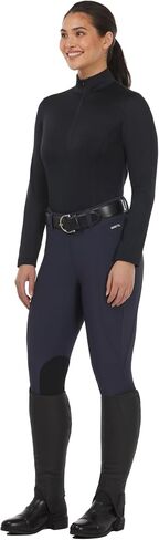 Kerrits Women's Microcord Knee Patch Riding Hordings - ضغط الضوء ، طماق الفروسية ، تغطية رائعة ، جيوب in Saudi Arabia