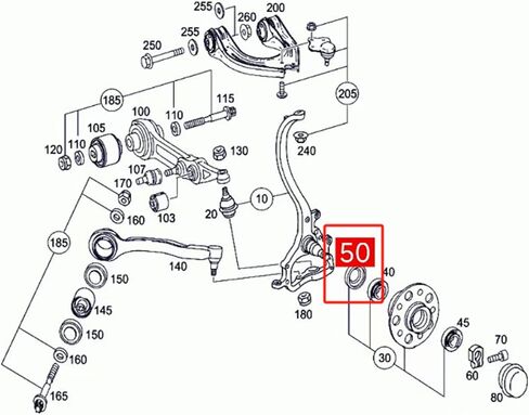 AMCC Front Wheel Seal Oil Seal Compatible with Mercedes-Benz M274 M276 M113 CLS260 CL600 AMGE63 E240 E350 E500 SL300 SL350 S300L S500 S65AMGReplaces:0259971647 in Saudi Arabia