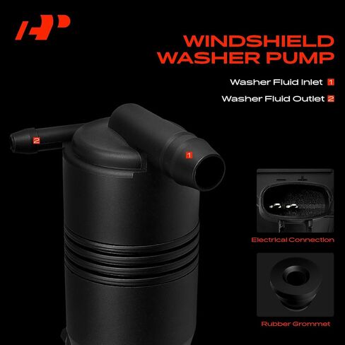A-Premium Windshield Washer Pump Compatible with Toyota Camry 1995-2006, Corolla 1993-2002, Tacoma 1995-2004, Tundra 2000, Avalon 1995-2012 & Lexus ES300 & Geo Prizm & Chevrolet Prizm in Saudi Arabia