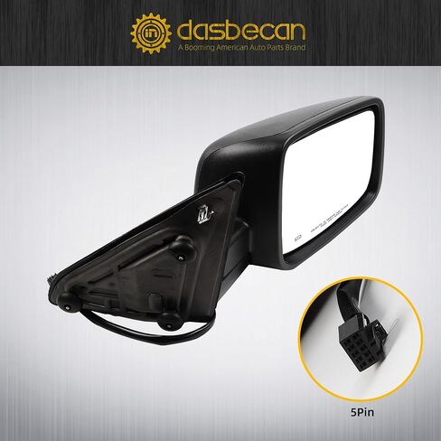 Dasbecan Driver Side Mirror متوافقة مع 2014-2018 RAM 1500 ، 2019-2022 1500 كلاسيكي المرآة اليسرى مع الزجاج المسخن الطاقة ، طي يدوي ، مستشعر مؤقت يستبدل 68462819AA in Saudi Arabia