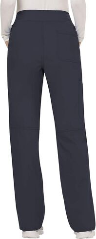 Cherokee Scrub Set for Women, Mock Wrap Top & Mid Rise Straight Leg Pant, Ultra Soft 2-Way Stretch Medical Uniform - CK00040C in Saudi Arabia