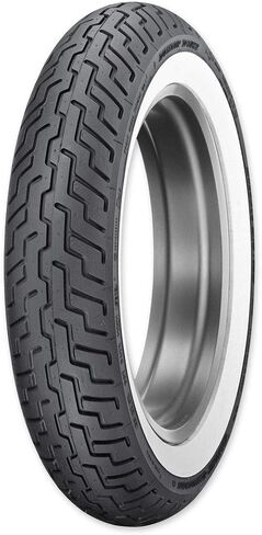 Dunlop D402 Harley-Davidson Whitewall Rear Tire - MU85B-16/Wide White Wall in Saudi Arabia