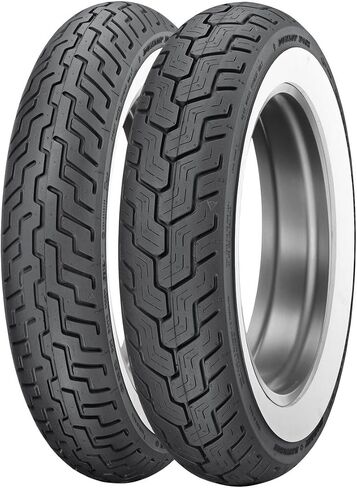 Dunlop D402 Harley-Davidson Whitewall Rear Tire - MU85B-16/Wide White Wall in Saudi Arabia