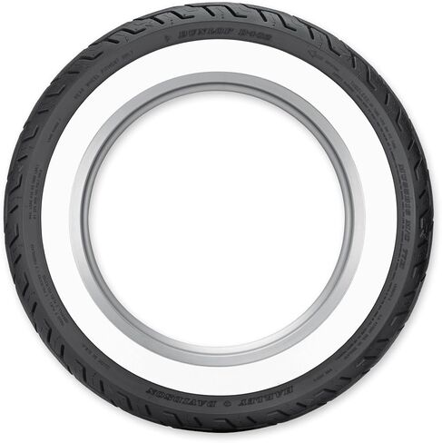 Dunlop D402 Harley-Davidson Whitewall Rear Tire - MU85B-16/Wide White Wall in Saudi Arabia