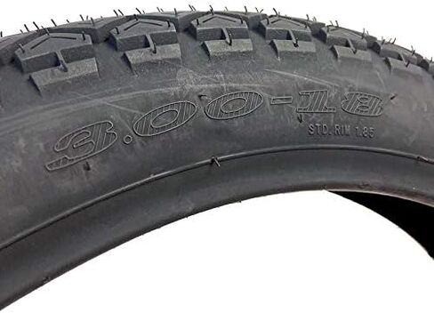 MMG PowerSports Tyre 3.00-18 نوع الأنبوب من نوع الدراجات النارية Cruiser Street الأمامية/الخلفية in Kuwait