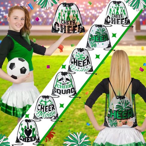 24 PCS CHEER CHEPREDSPACK BACKSPACK CLEAR PVC CHEERLEADER GAM VACS GAMS HISTER FOR Sports Team Team Women Women (Blue) in Saudi Arabia