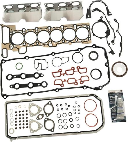 PartsFlow Full Gasket Set For 2001 2002 2003 2004 2005 2006 BMW 325i 530i X3 X5 Z4 2.5L 3.0L 2494CC DOHC HS26245PT / CS26245 in Saudi Arabia