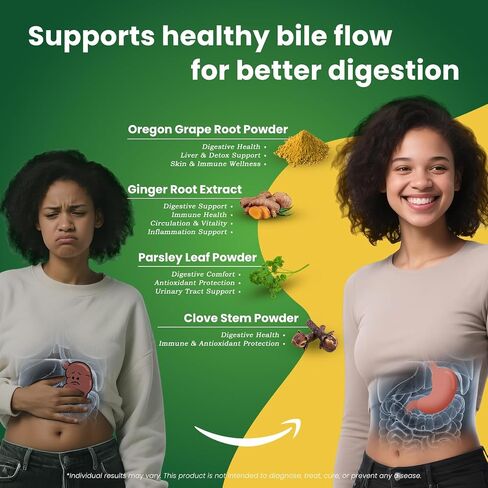 Liver Cleanse Detox & Repair – 14 Herbal Liver Support with Milk Thistle, Dandelion Root & Artichoke, 60 Tablets in Saudi Arabia