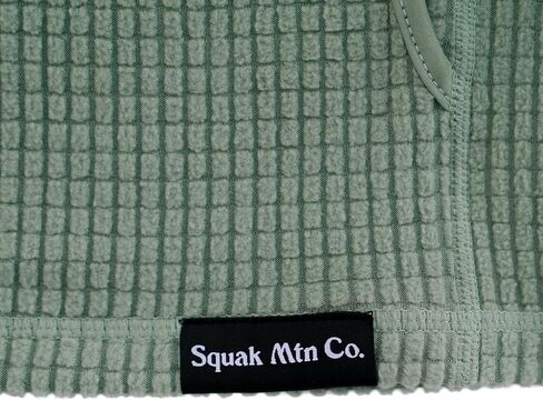 Squak Kids Hoodie-Lil 'Squak Grid Fleece Layer مع Gaiter و Thumbholes & Big Pocket للمشي لمسافات طويلة واللعب في الهواء الطلق in Kuwait