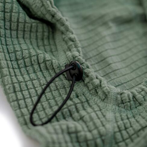 Squak Kids Hoodie-Lil 'Squak Grid Fleece Layer مع Gaiter و Thumbholes & Big Pocket للمشي لمسافات طويلة واللعب في الهواء الطلق in Kuwait