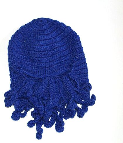 Octopus Kraken Hat, Beard Hat Winter Warm Funny Beanie Hat Face Mask in Saudi Arabia