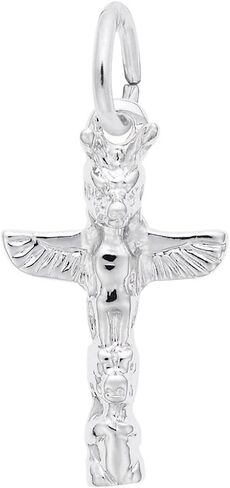Totem Pole - Vancouver Charm (Choose Metal) by Rembrandt in Saudi Arabia