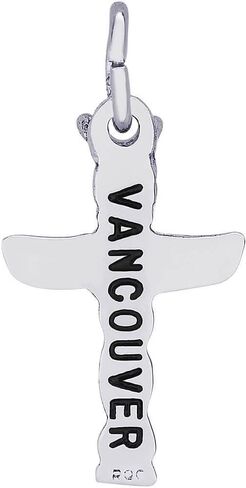 Totem Pole - Vancouver Charm (Choose Metal) by Rembrandt in Saudi Arabia