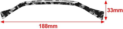 Chcury1 Speedometer Below Panel Cover Dashboard Trim Sticker Carbon Fiber+Epoxy Coating(Soft) Forged Pattern For Audi Q7 SQ7 4M 2016-2019 in Saudi Arabia