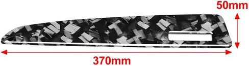 Chcury1 Carbon Fiber+Epoxy Coating(Soft) Co-Pilot Panel Trim Dashboard Cover Sticker LHD Forged Pattern For Audi SQ5 8R 2013-2017 in Saudi Arabia