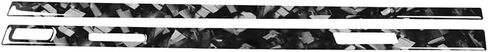 Chcury1 Co-Pilot Panel Trim Dashboard Cover Sticker LHD For Audi Q7 SQ7 4M 16-2019 Carbon Fiber+Epoxy Coating(Soft) Forged Pattern in Saudi Arabia