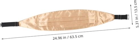 ساتان cummerbund للرجال قابلة للتعديل cummerbund متعددة الاستخدامات لحفلات الزفاف الأحداث الرسمية الأحداث الأنيقة جودة التصميم الحرفي لأي in Kuwait