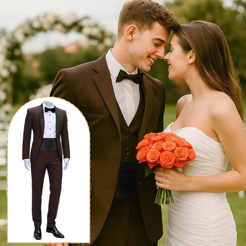 2Pcs Black Cummerbund Satin Cumberbund with Adjustable Band Solid Color Cummerbund for Men Tuxedo Parties Proms Weddings Halloween in Saudi Arabia