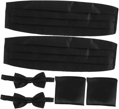 vanzack 6pcs bow bow tie boy boace commerbund لحفلات الزفاف أحداث الأعمال والمناسبات الخاصة الملحقات الرسمية الأنيقة in Saudi Arabia