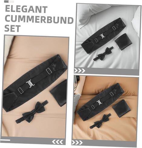 vanzack 6pcs bow bow tie boy boace commerbund لحفلات الزفاف أحداث الأعمال والمناسبات الخاصة الملحقات الرسمية الأنيقة in Saudi Arabia