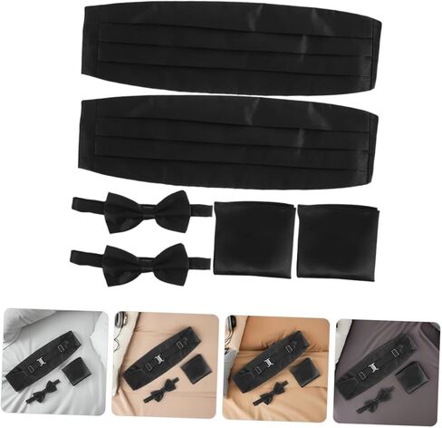vanzack 6pcs bow bow tie boy boace commerbund لحفلات الزفاف أحداث الأعمال والمناسبات الخاصة الملحقات الرسمية الأنيقة in Saudi Arabia
