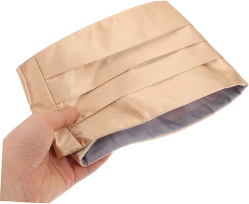 قابلة للتعديل ساتين cummerbund للرجال حزام سهرة أنيقة لحفلات الزفاف الأحداث المسائية المناسبات الرسمية تصميم فريد in Saudi Arabia