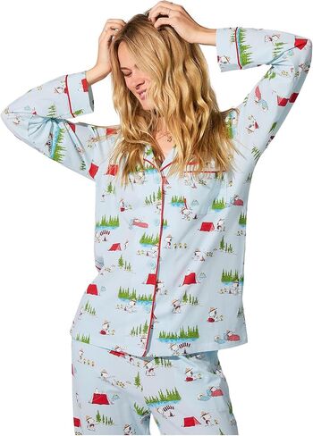 BedHead Pajamas womens Long Sleeve Classic Stretch Jersey Pj Set in Saudi Arabia