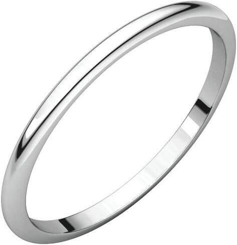 المجوهرات بواسطة Lux 10K Rose Gold 1.5mm نصف جولة الزفاف in Saudi Arabia