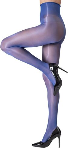 Lechery Lustrous Silky Shiny 20 Swids Wild's Wilds ، جوارب جوارب جوارب زمنية عالية من الخصر in Kuwait
