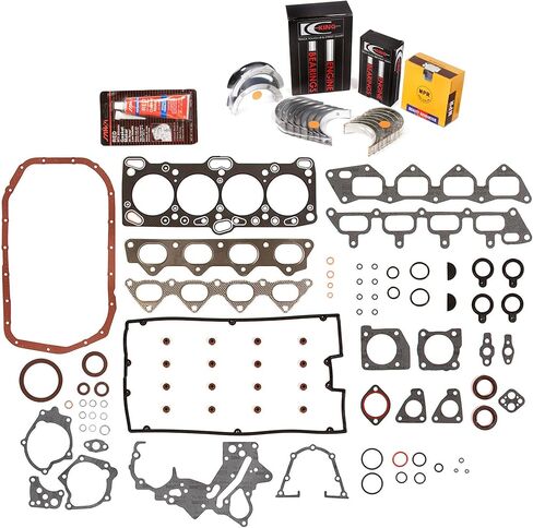 MA-4216958838-5 Full Gasket Set Bearings Rings Fit 06/97-99 Mitsubishi Eagle TURBO 2.0L 4G63T in Saudi Arabia