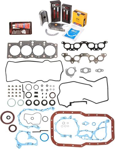 MA-4216957831-3 Full Gasket Set Bearings Rings Fit 96-00 Toyota RAV4 2.0L DOHC 3SFE in Saudi Arabia