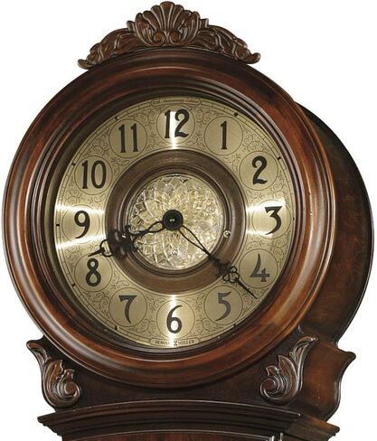 Howard Miller Diana Floor Clock ، السفارة الانتهاء من الإطار الخفيف الأمامي الزجاجي ، والأرقام العربية الساتان الساتان مع حركة واحدة الرائحة ، وساعة مثالية لغرفة النوم وغرفة المعيشة والمكتب in Kuwait