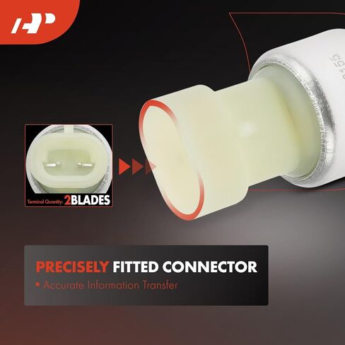 A-Premium HVAC Pressure Switch [2 Pins] Compatible with Peterbilt 210 2008-2015, 220 2010/2013-2016, 320, 325, 330, 335, 337, 340, 348, 357, 365, 367, 382, 384, 385, 386, 387, 388, 389, 567, 579, 587 in Saudi Arabia